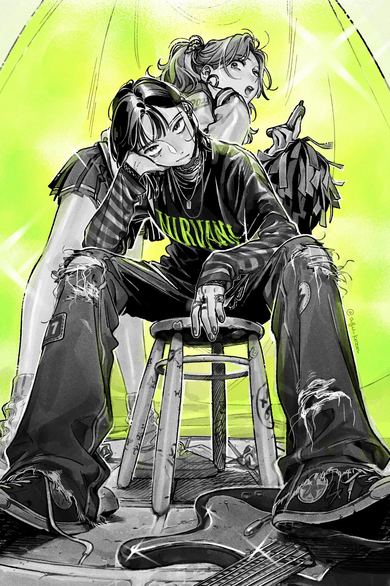 Манга Парень, которым она увлечена, на самом деле не парень - Глава 30.1 Страница 1