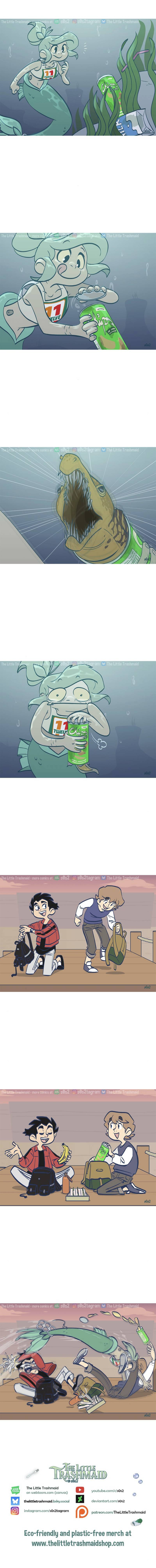 Манга Маленькая мусорная русалочка - Глава 175 Страница 1