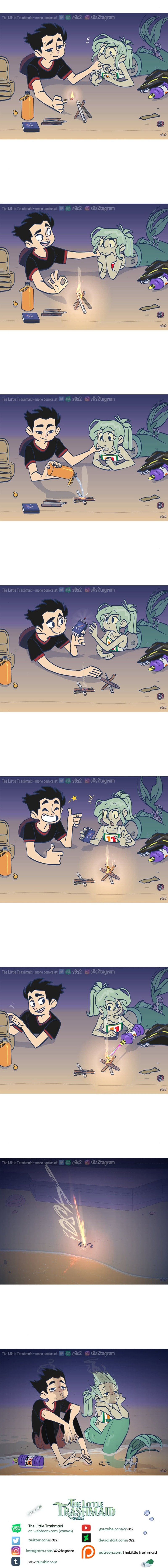 Манга Маленькая мусорная русалочка - Глава 100 Страница 1