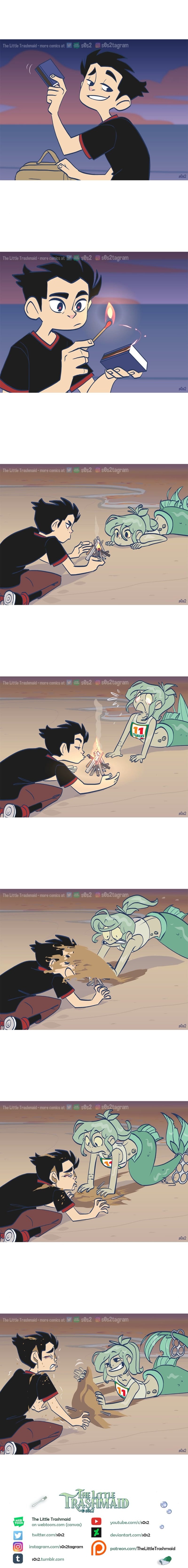 Манга Маленькая мусорная русалочка - Глава 99 Страница 1