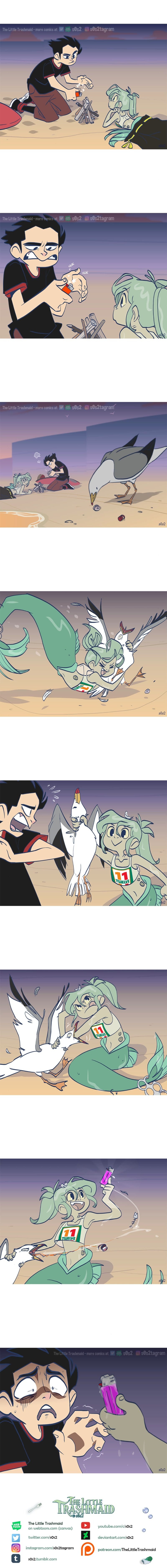 Манга Маленькая мусорная русалочка - Глава 97 Страница 1