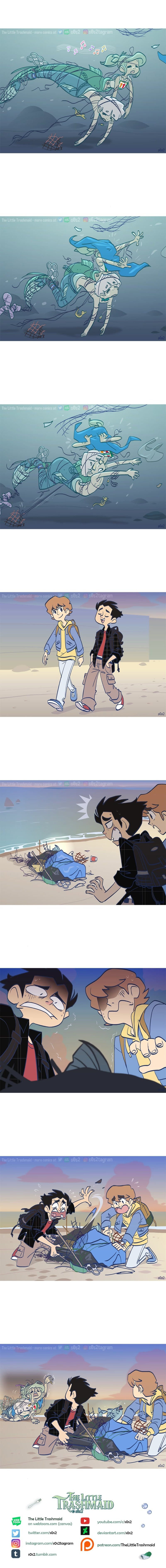 Манга Маленькая мусорная русалочка - Глава 94 Страница 1