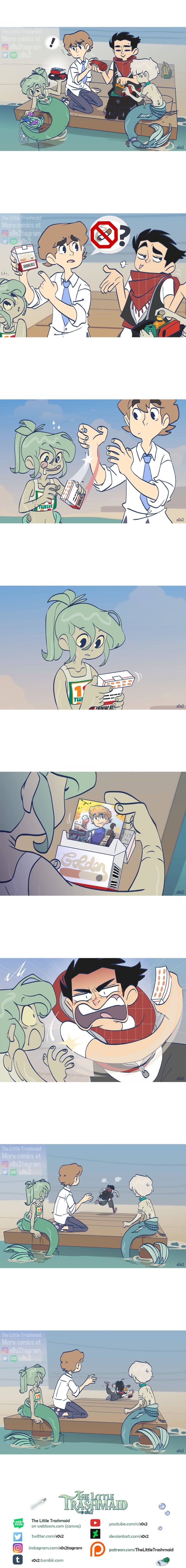 Манга Маленькая мусорная русалочка - Глава 87 Страница 1