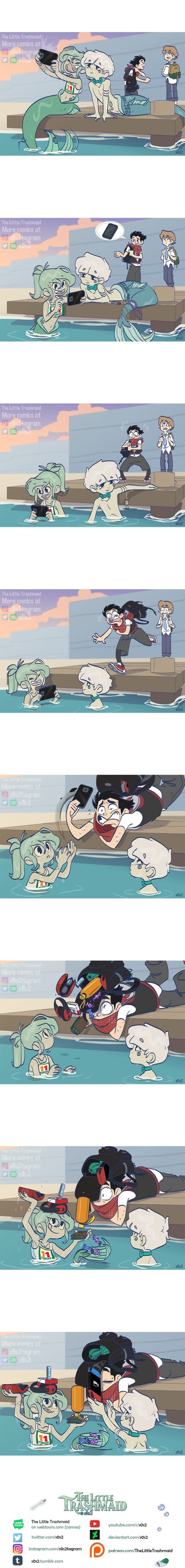 Манга Маленькая мусорная русалочка - Глава 86 Страница 1