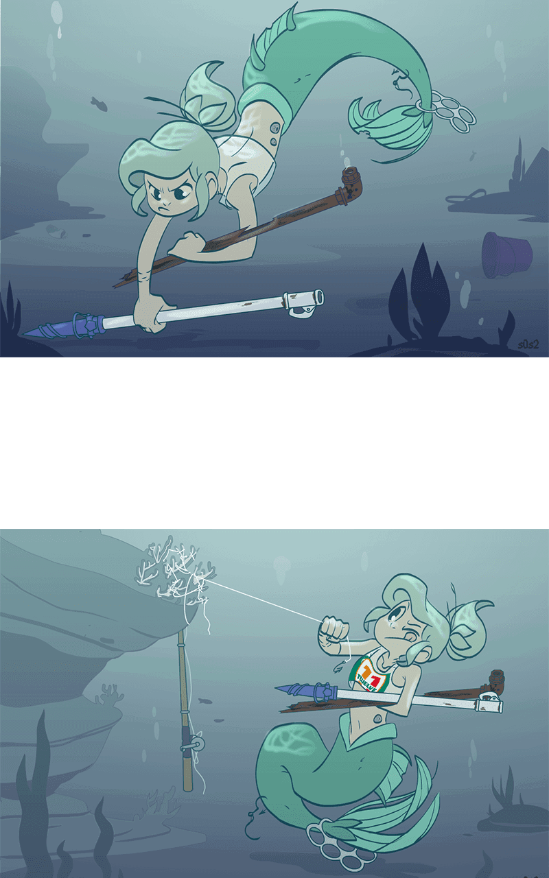 Манга Маленькая мусорная русалочка - Глава 78 Страница 3