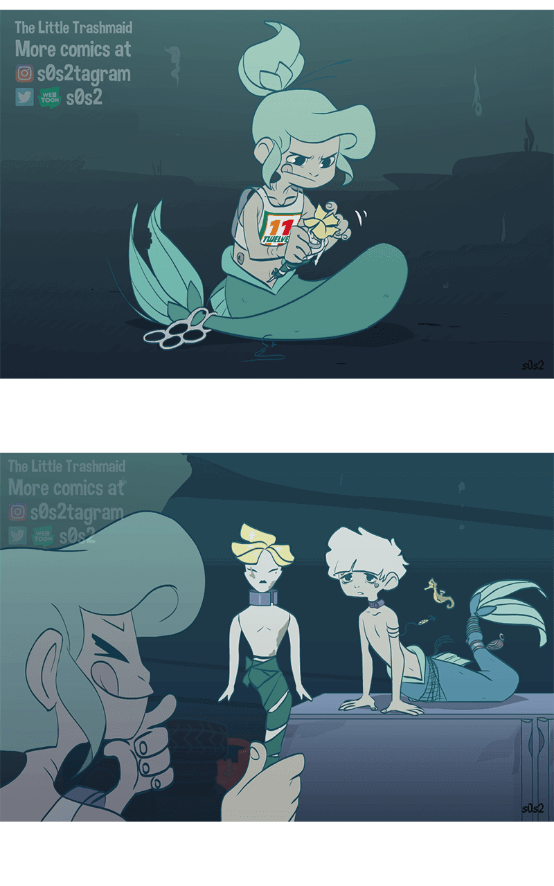 Манга Маленькая мусорная русалочка - Глава 76 Страница 1