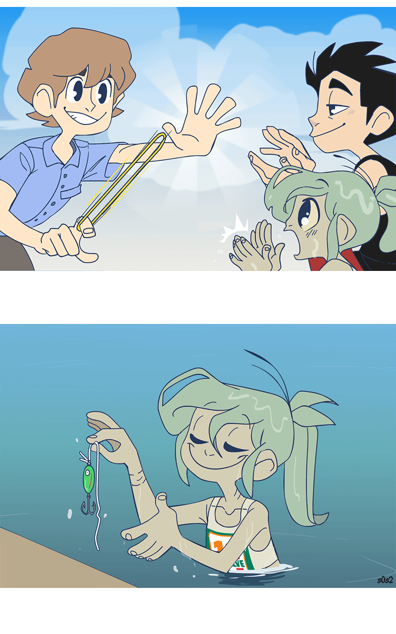 Манга Маленькая мусорная русалочка - Глава 74 Страница 2