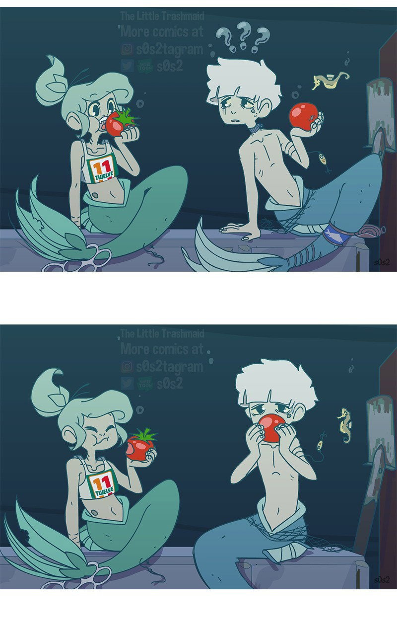 Манга Маленькая мусорная русалочка - Глава 72 Страница 1