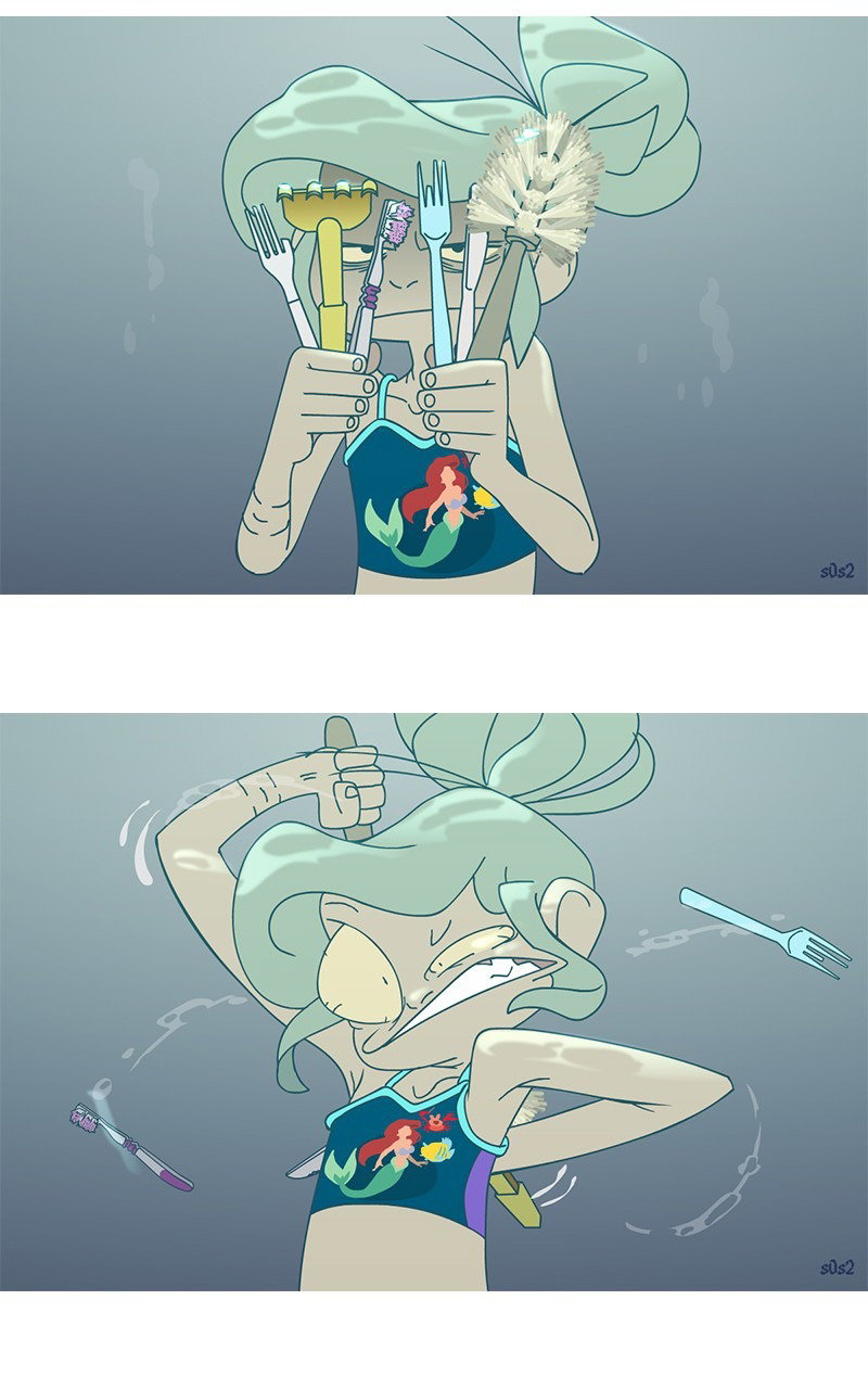 Манга Маленькая мусорная русалочка - Глава 66 Страница 3