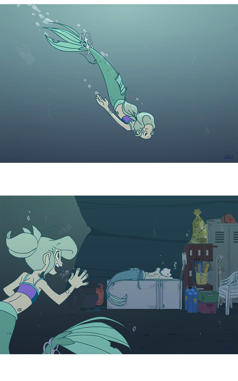 Манга Маленькая мусорная русалочка - Глава 65 Страница 2