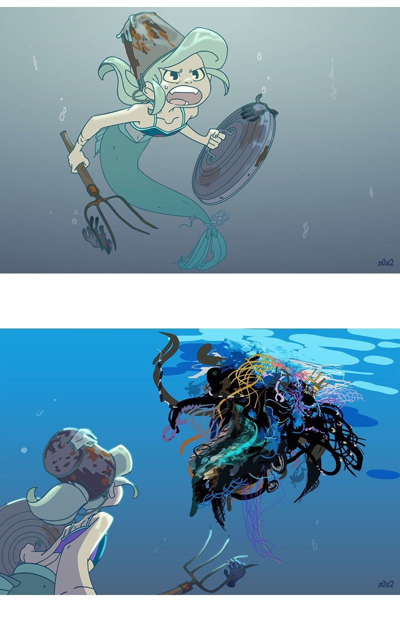 Манга Маленькая мусорная русалочка - Глава 64 Страница 3