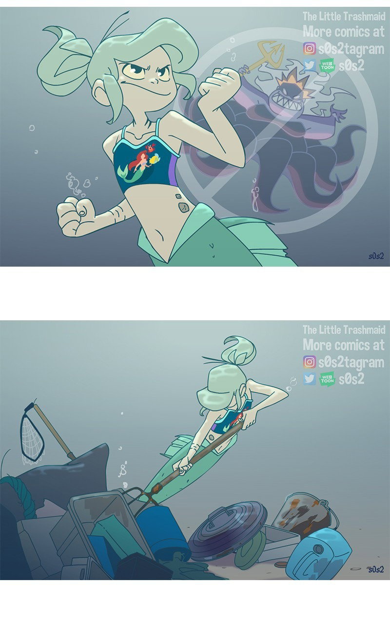 Манга Маленькая мусорная русалочка - Глава 64 Страница 1