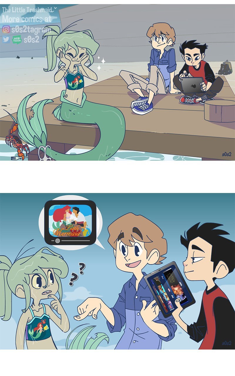 Манга Маленькая мусорная русалочка - Глава 63 Страница 1