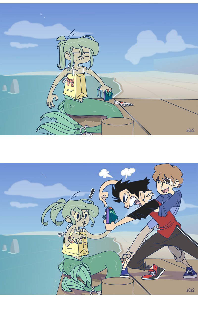 Манга Маленькая мусорная русалочка - Глава 62 Страница 2