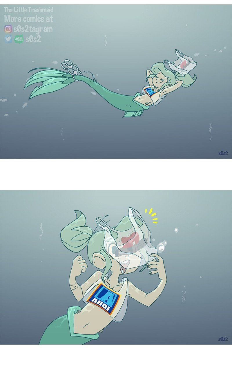 Манга Маленькая мусорная русалочка - Глава 61 Страница 1