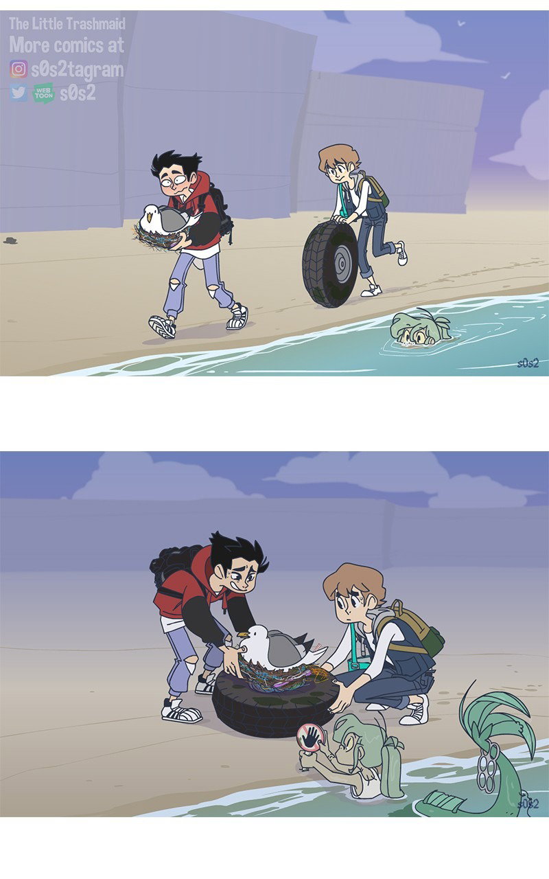 Манга Маленькая мусорная русалочка - Глава 58 Страница 1