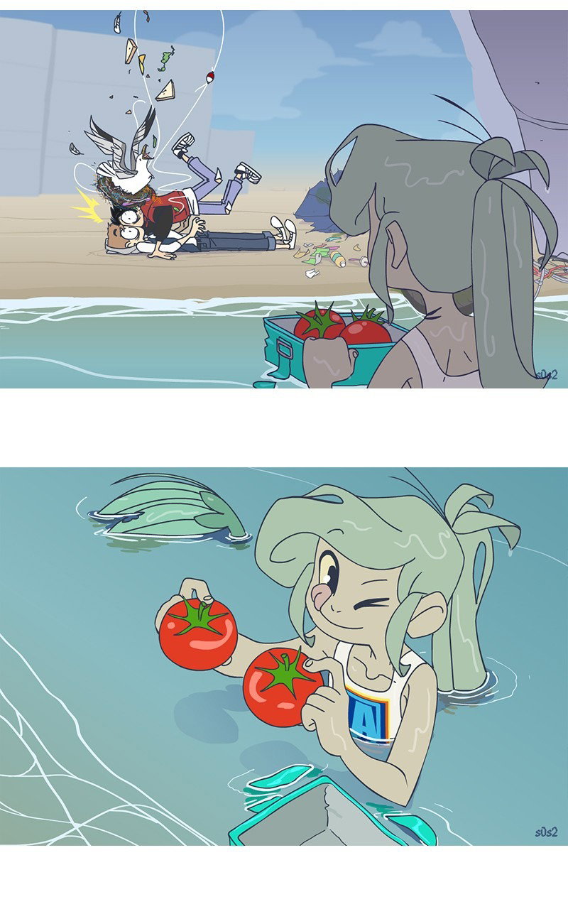 Манга Маленькая мусорная русалочка - Глава 57 Страница 3