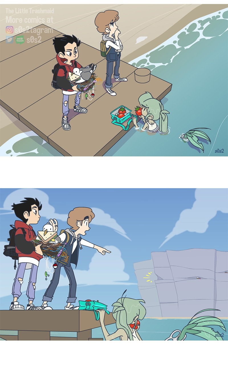 Манга Маленькая мусорная русалочка - Глава 56 Страница 1