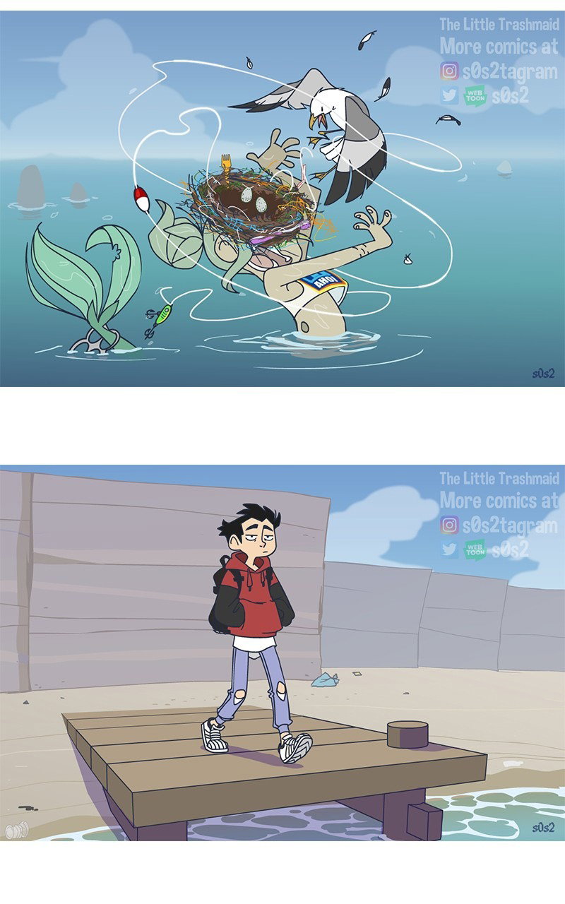 Манга Маленькая мусорная русалочка - Глава 55 Страница 1
