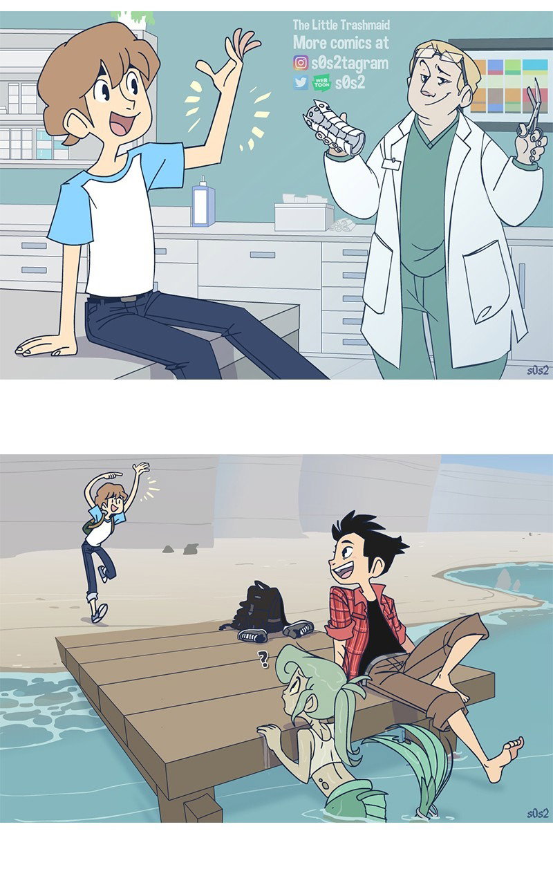Манга Маленькая мусорная русалочка - Глава 47 Страница 1
