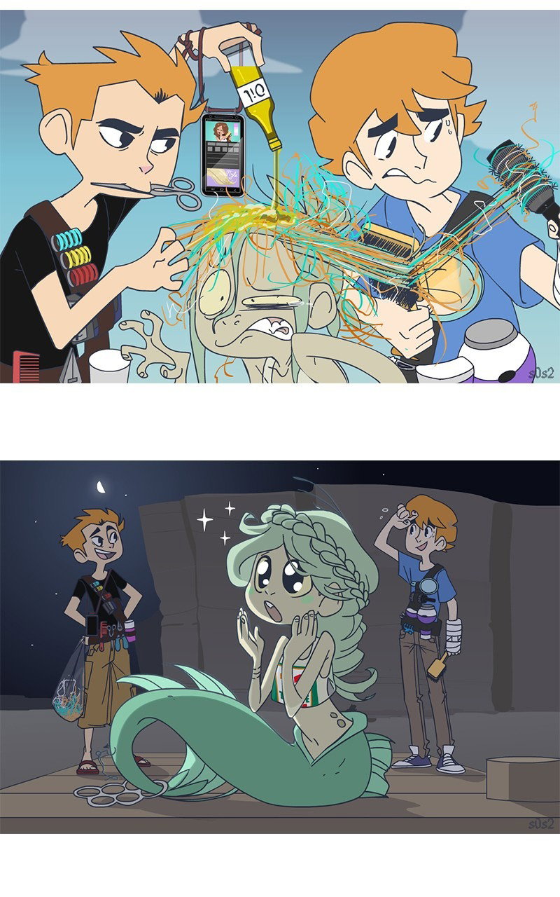 Манга Маленькая мусорная русалочка - Глава 45 Страница 3