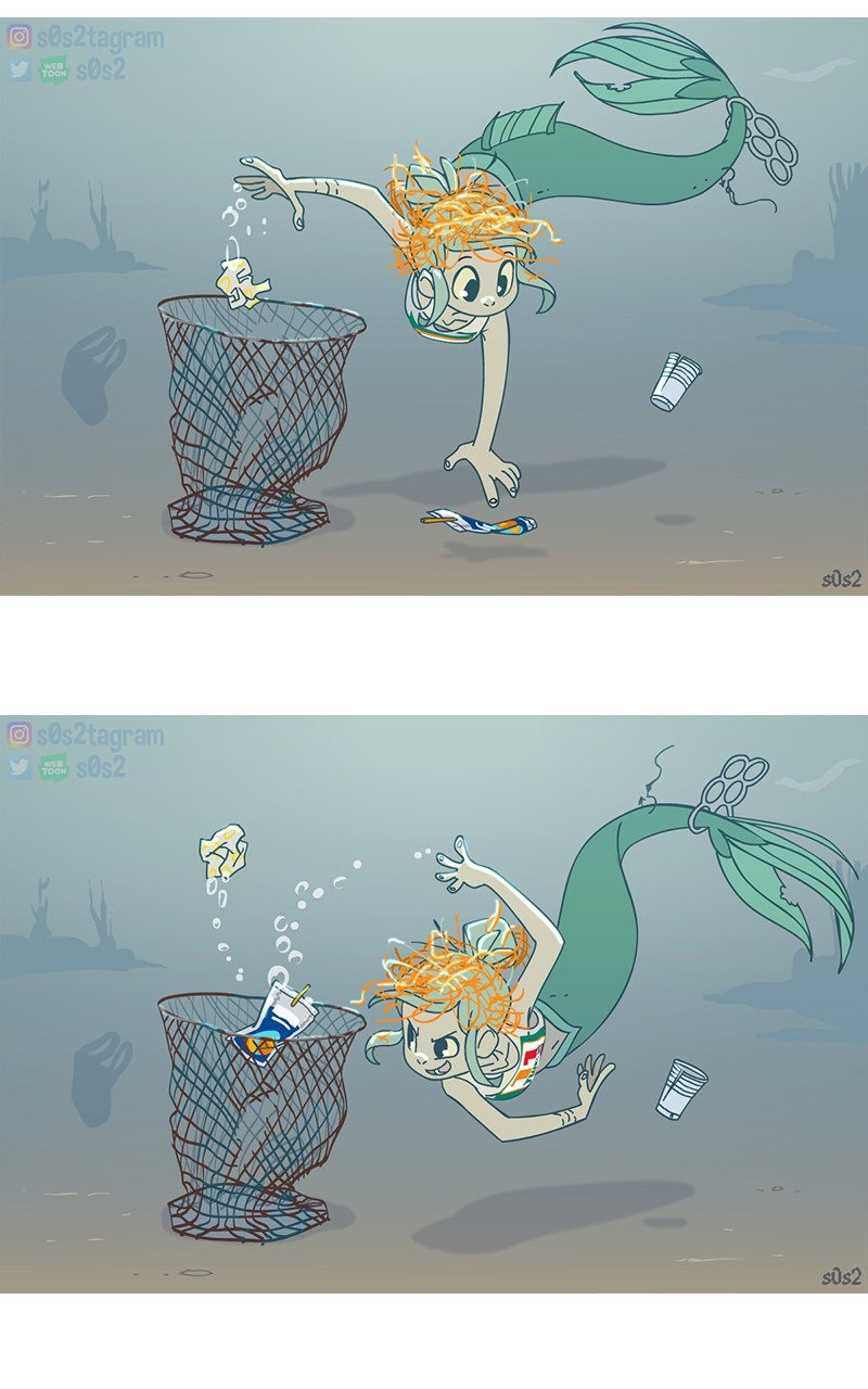 Манга Маленькая мусорная русалочка - Глава 44 Страница 3