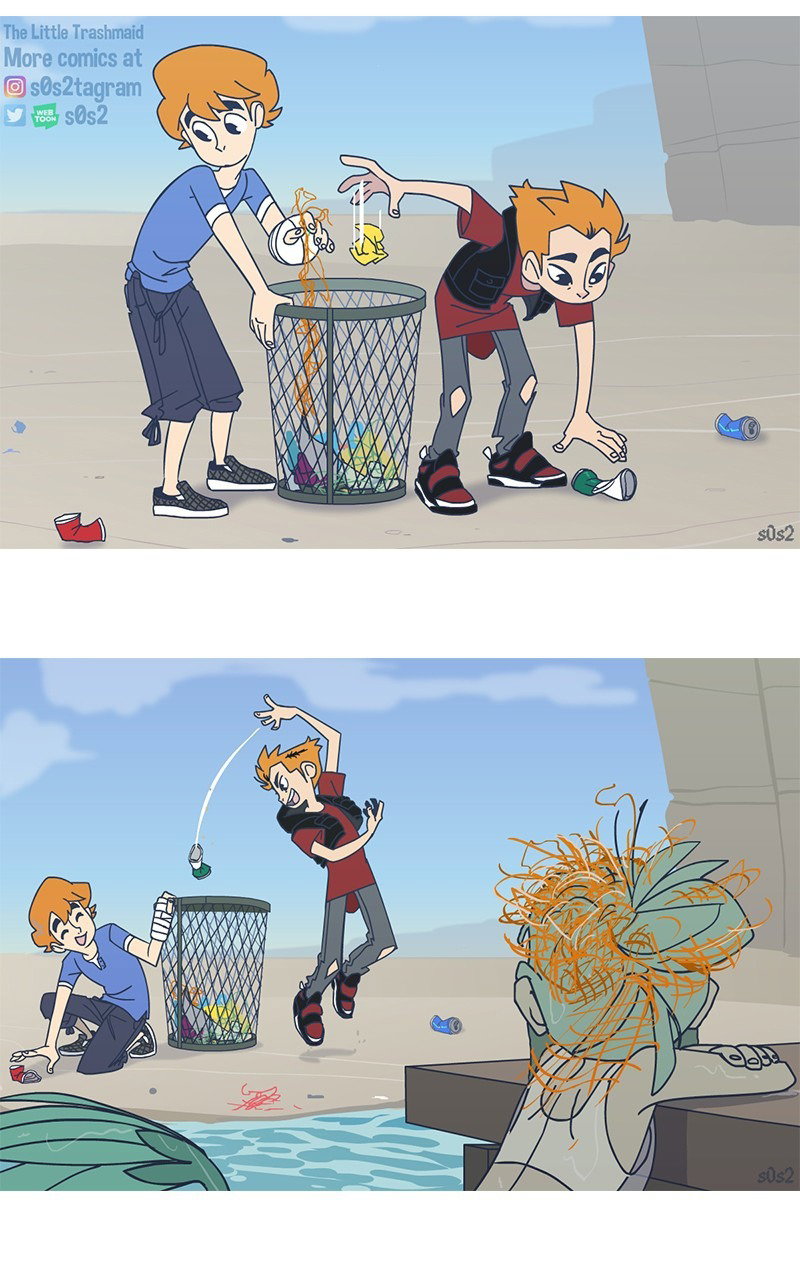 Манга Маленькая мусорная русалочка - Глава 44 Страница 1