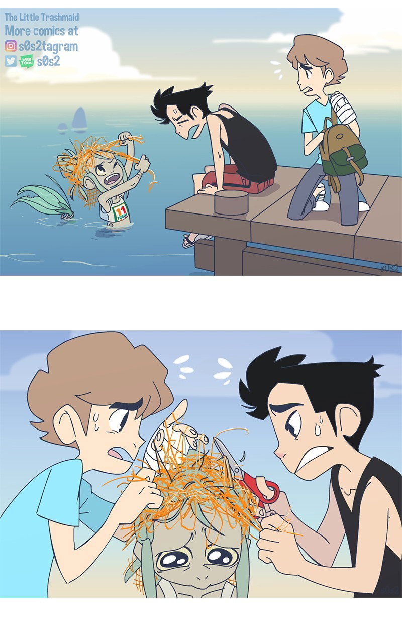 Манга Маленькая мусорная русалочка - Глава 43 Страница 1