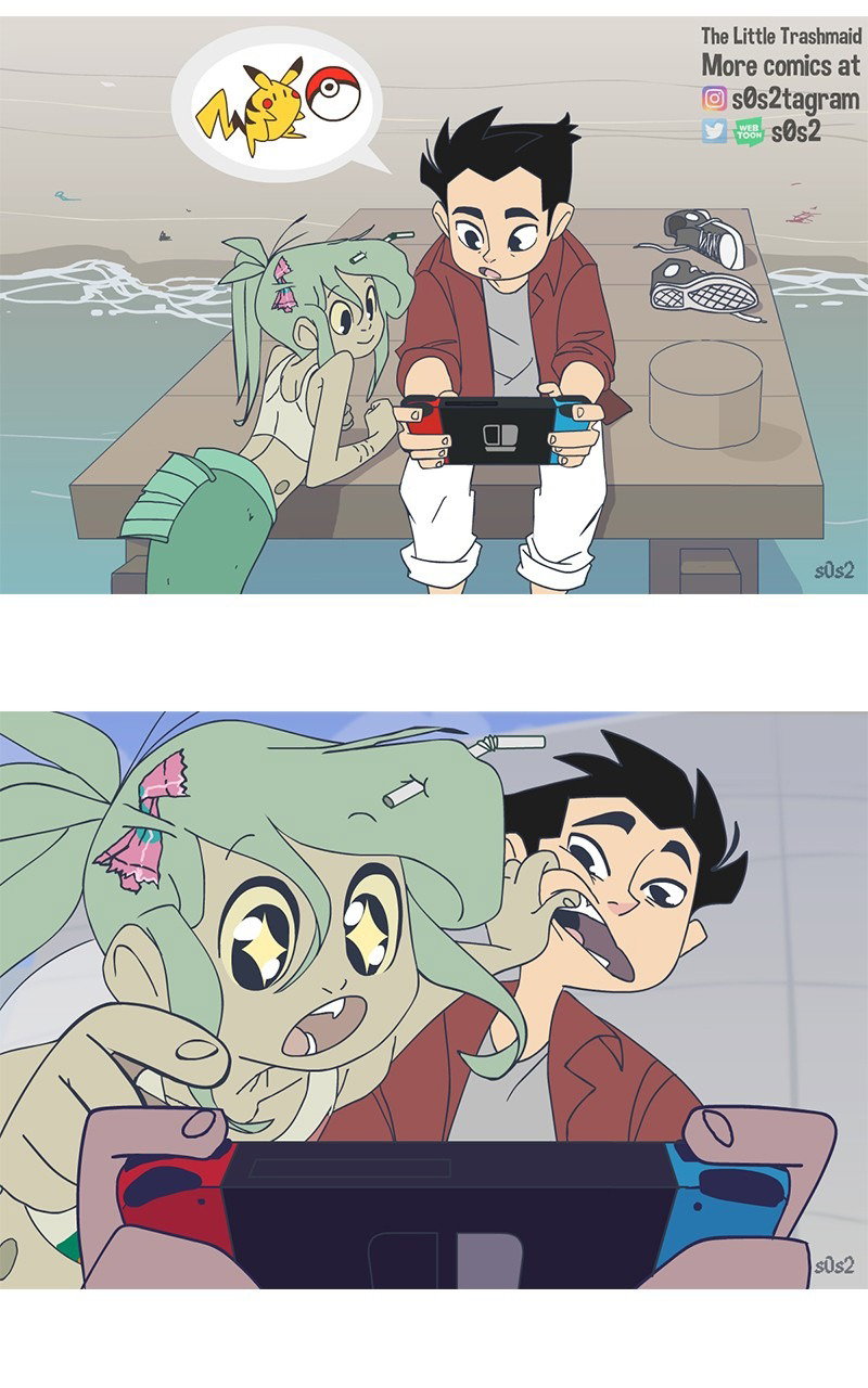 Манга Маленькая мусорная русалочка - Глава 42 Страница 1