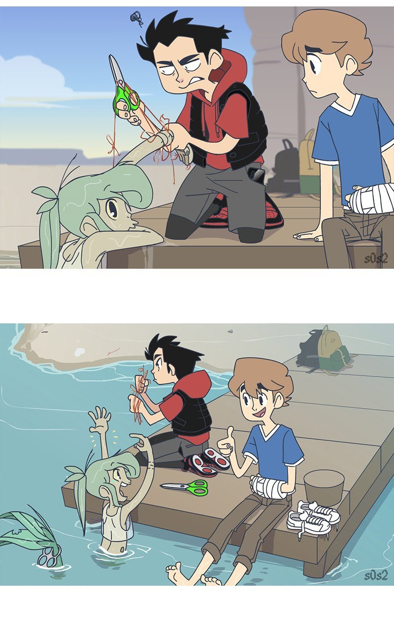 Манга Маленькая мусорная русалочка - Глава 38 Страница 2