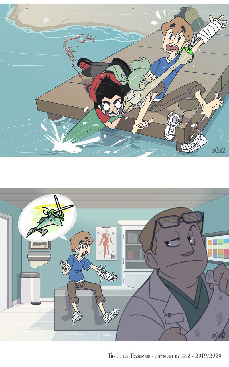 Манга Маленькая мусорная русалочка - Глава 38 Страница 3