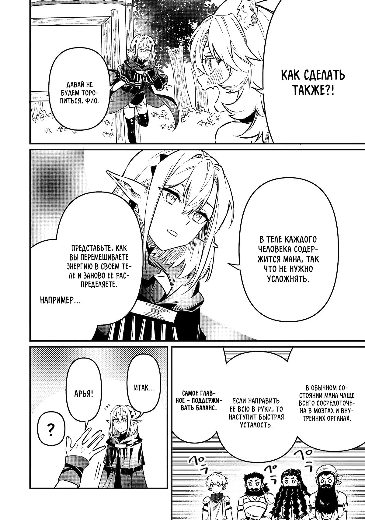 Манга Дракон и бывший участник группы героя, уходят в отставку и начинают новую неспешную жизнь на другом континенте - Глава 18.1 Страница 8