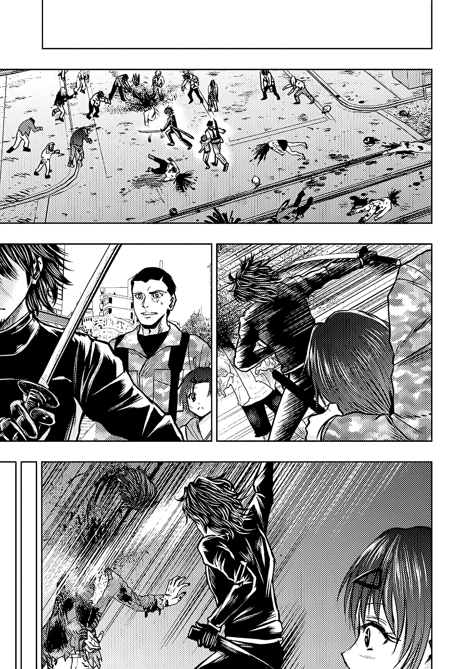 Манга Мужчина средних лет, вернувшийся из другого мира, становится непревзойденным в апокалиптическом мире - Глава 33.1 Страница 13