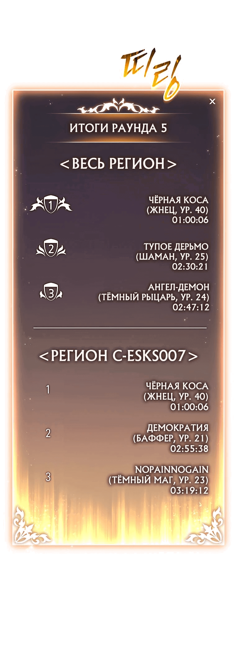 Манга 100-я регрессия игрока максимального уровня - Глава 59 Страница 28