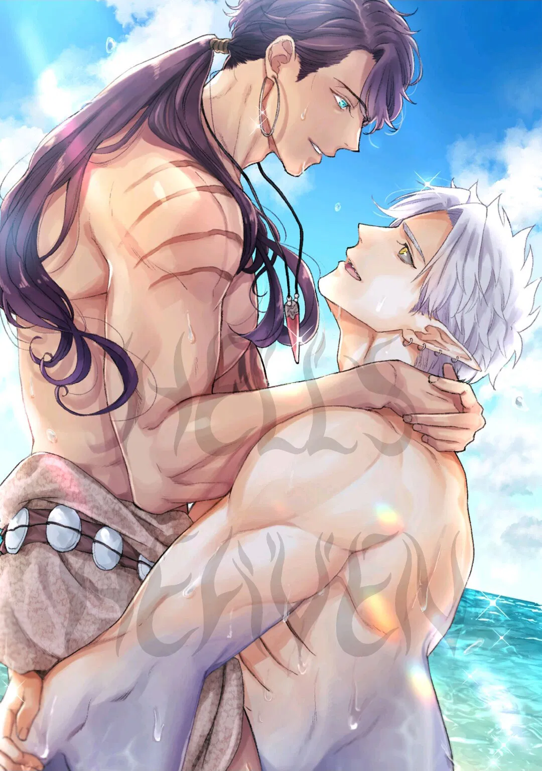 Манга Подношение племени акул: после свадьбы - Глава 6.2 Страница 8