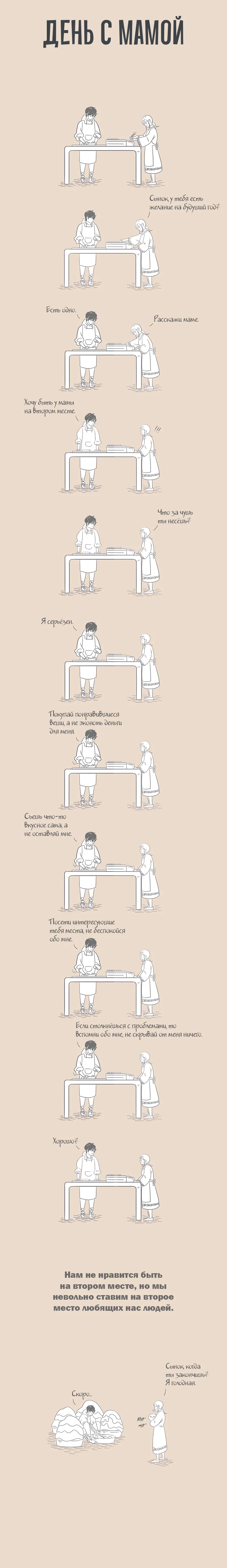 Манга День с мамой - Глава 37 Страница 1