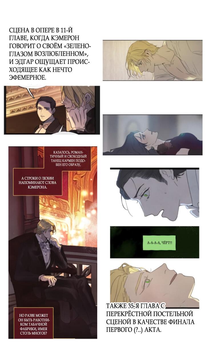 Манга Любовь в зелёной полночи - Глава 68.5 Страница 38