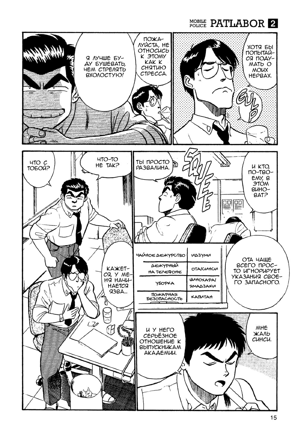 Манга Мобильная полиция Patlabor - Глава 2 Страница 12