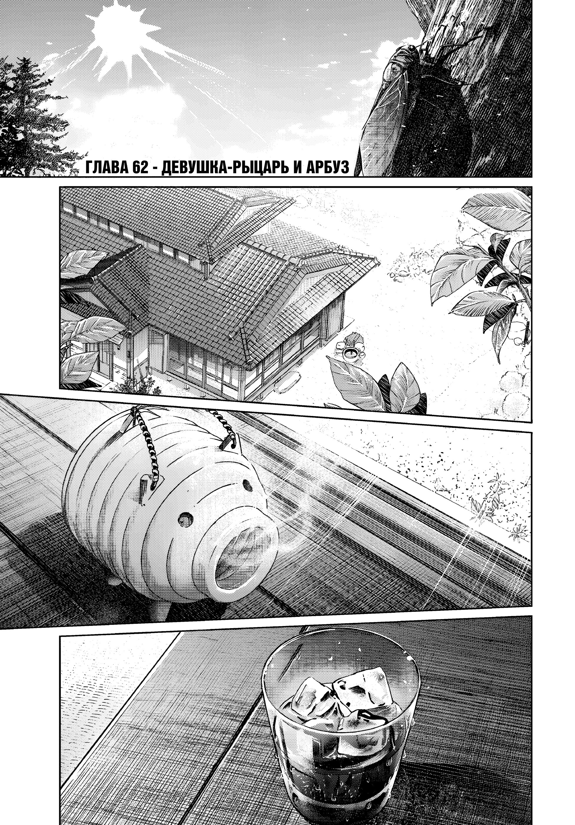 Манга Я подобрал женщину-рыцаря на рисовом поле, но люди думают, что она моя жена в деревне - Глава 62 Страница 1