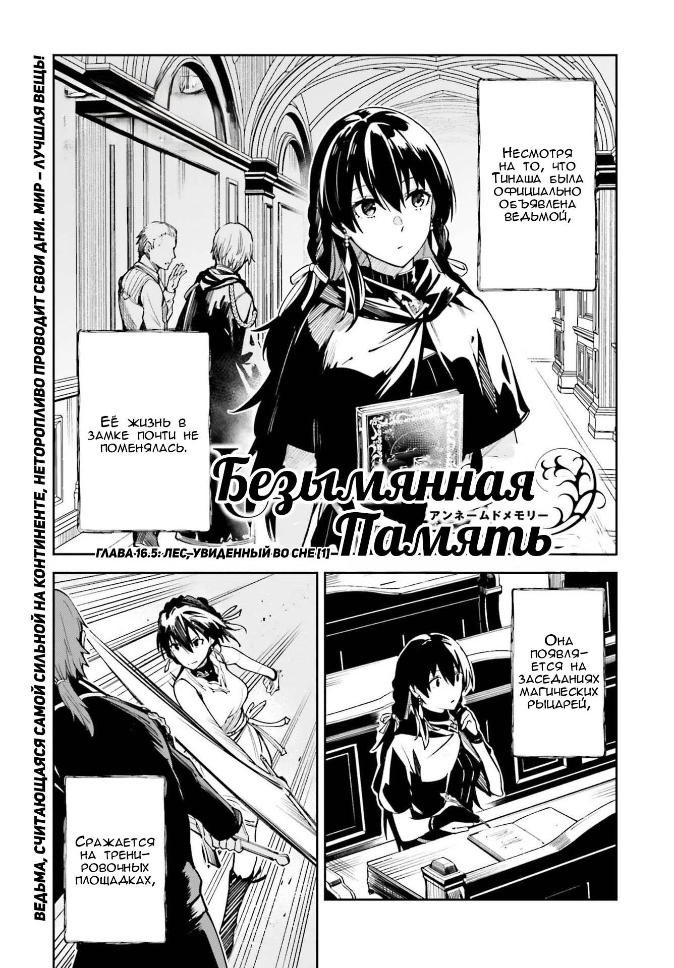 Манга Безымянная память - Глава 16.5 Страница 1