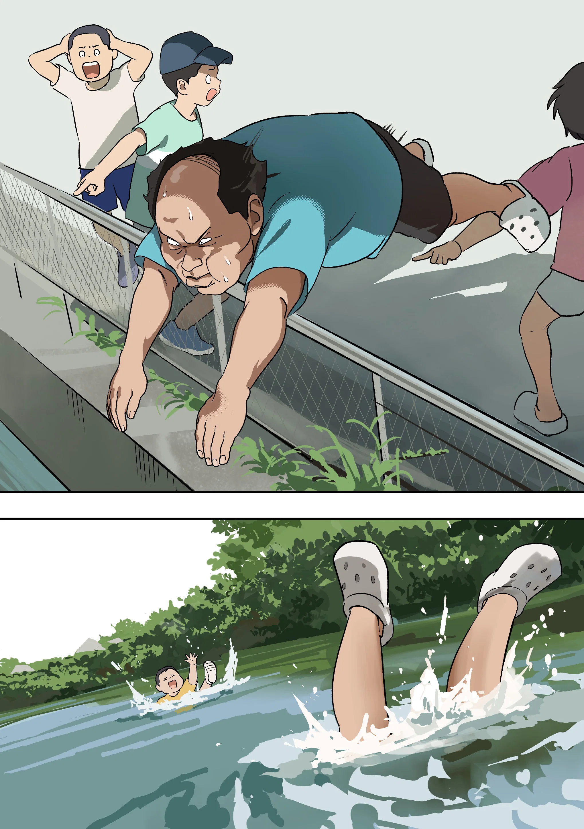 Манга Мерзкий старикашка, останавливающий время - Глава 15 Страница 2