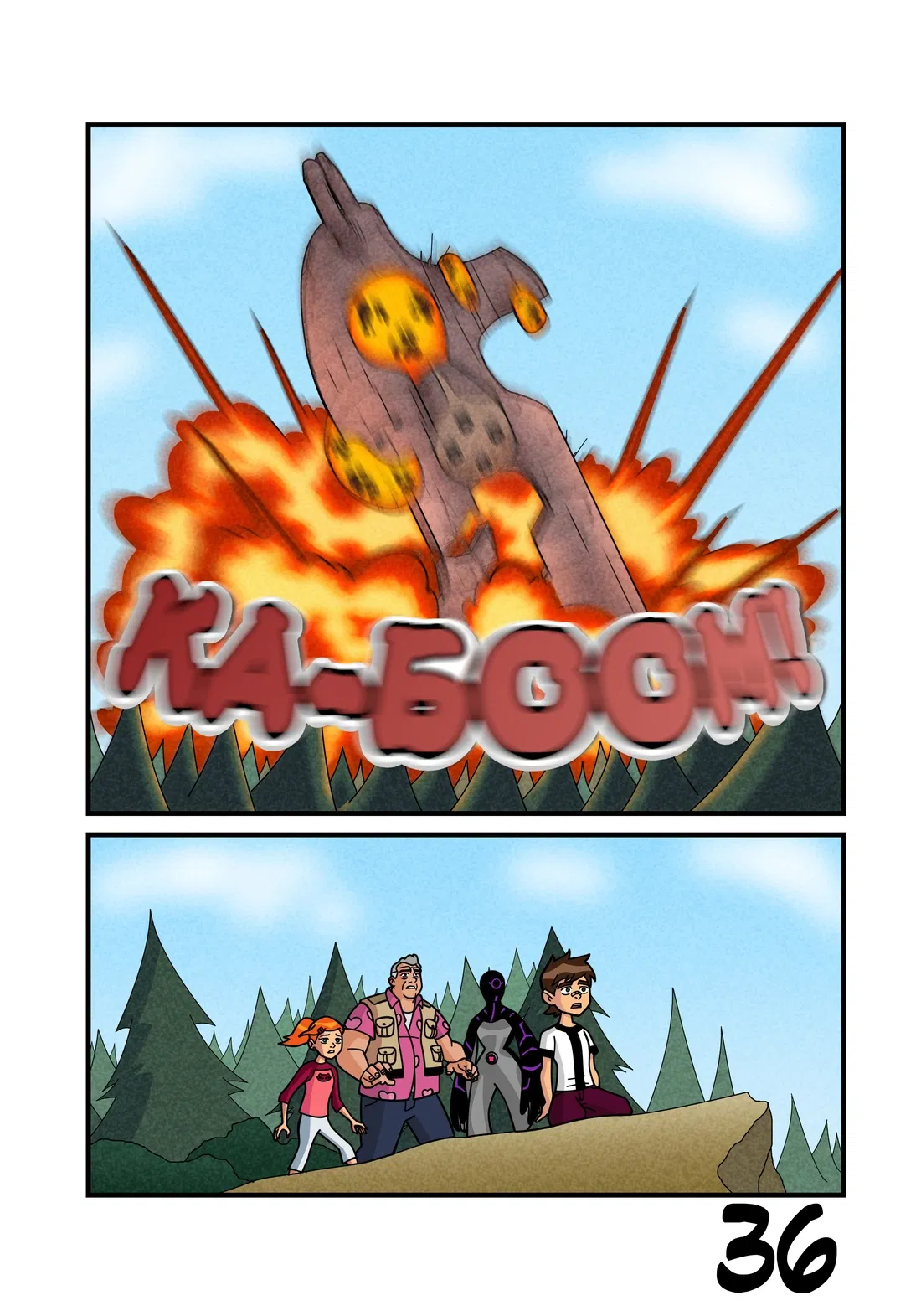 Манга Бен 10: Чакетрикс - Глава 23 Страница 37