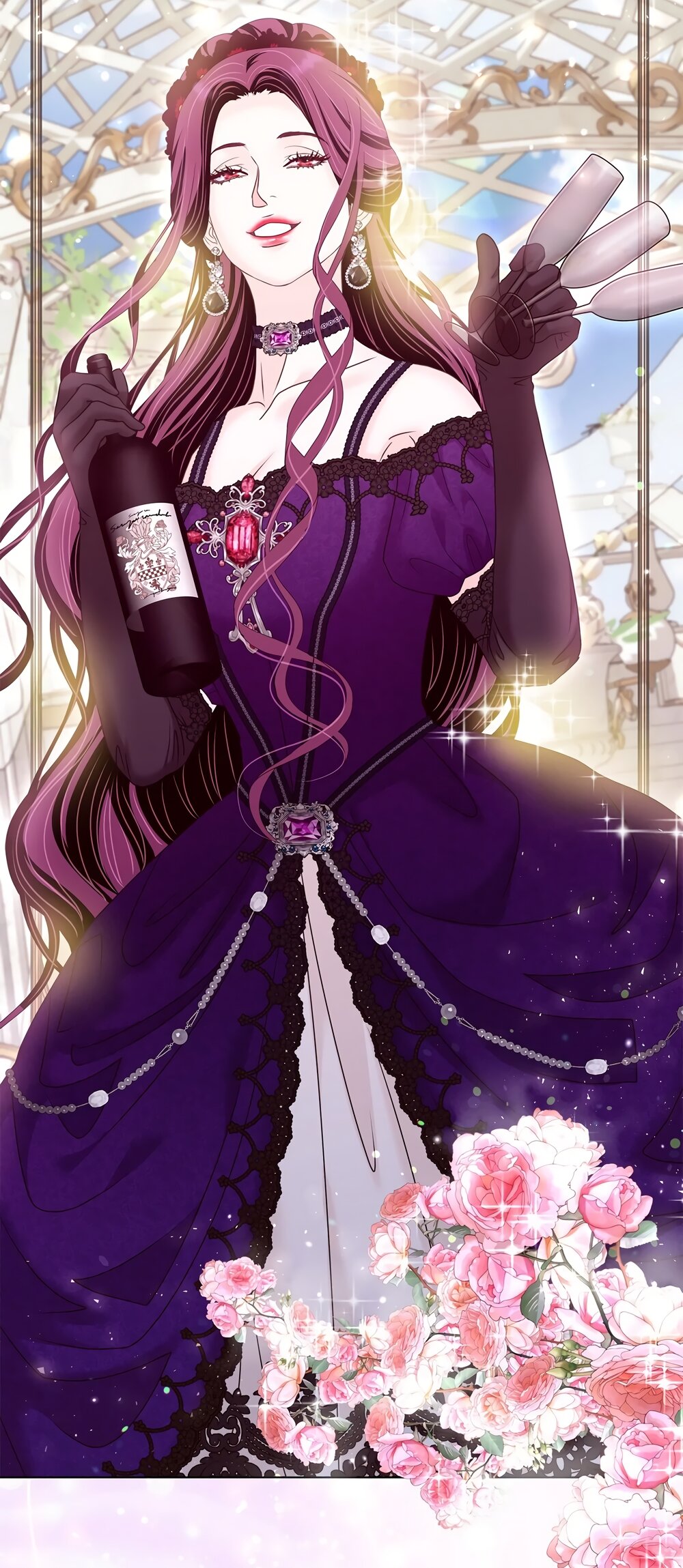 Манга Злодейка приручила безумного демона - Глава 51 Страница 37