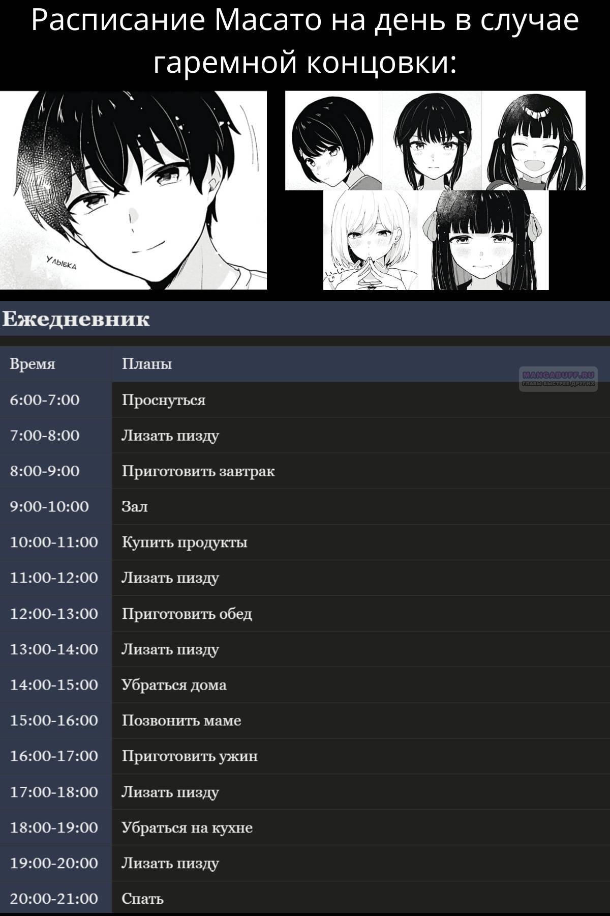 Манга Ты и правда думал, что сможешь жить обычной жизнью в мире, где на одного парня пять девушек? ~ О сильных чувствах девушек и непонимающем их парне - Глава 12 Страница 38