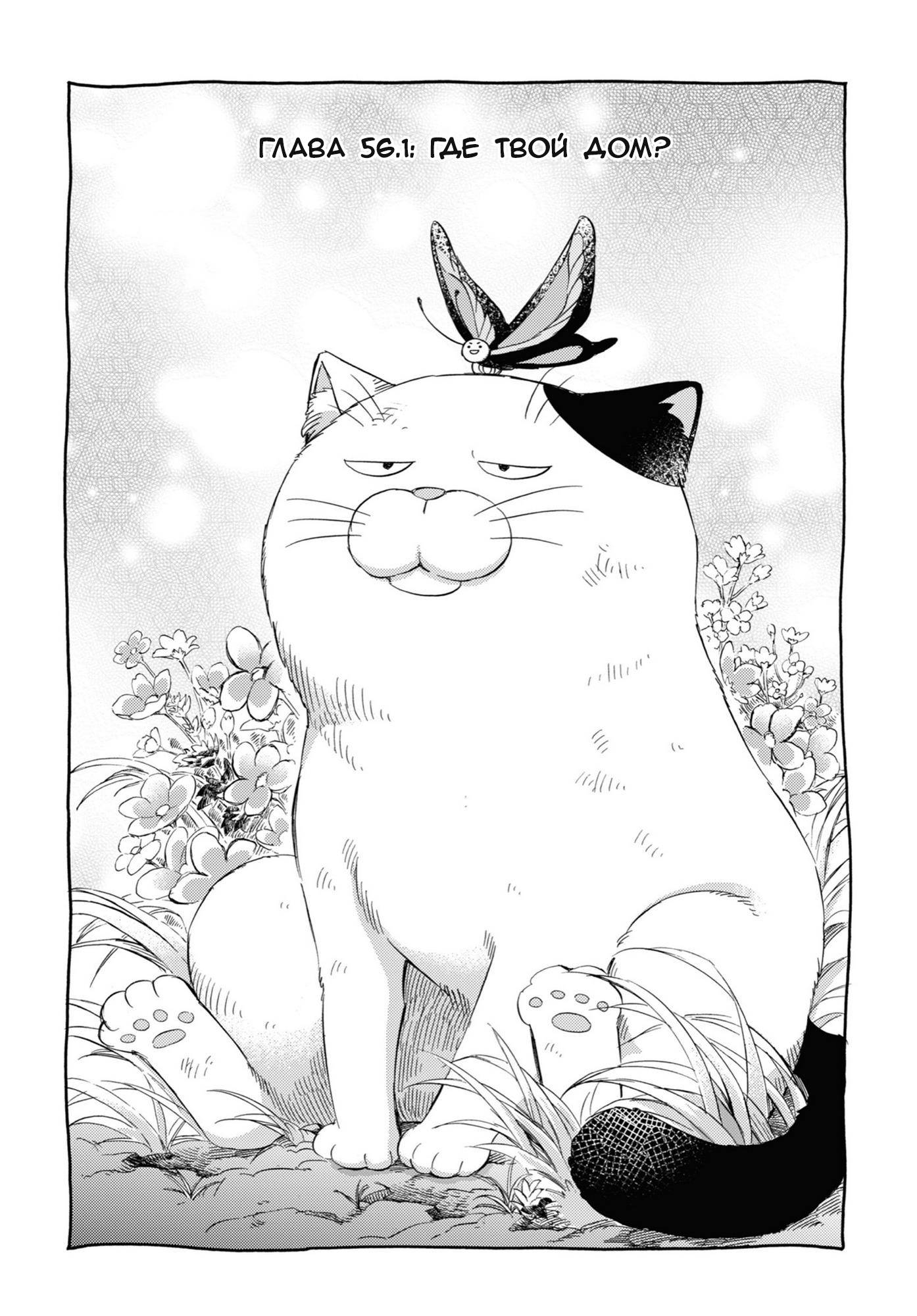 Манга Мужчина и кот - Глава 56.1 Страница 1
