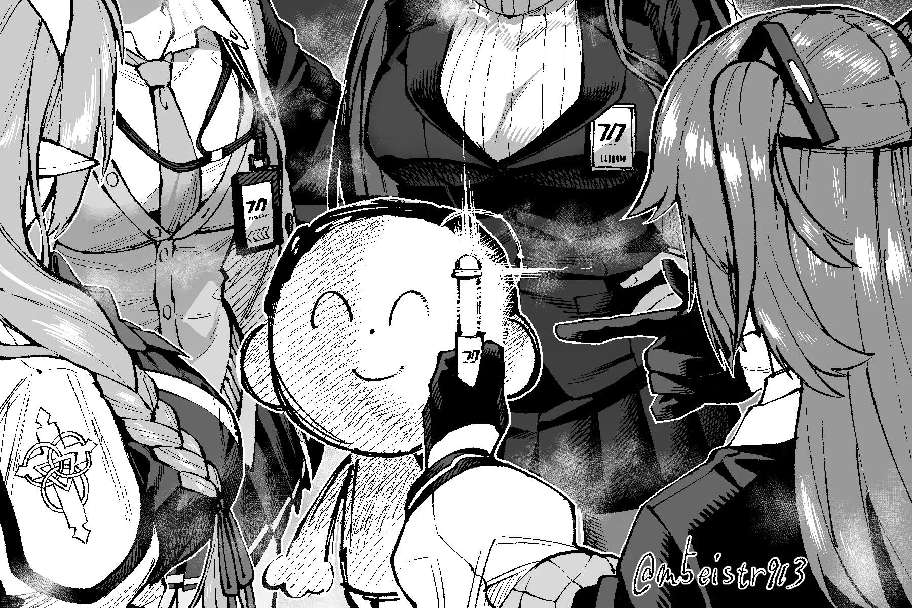 Манга Синий Архив - JAZZ twitter контент - Глава 62 Страница 1