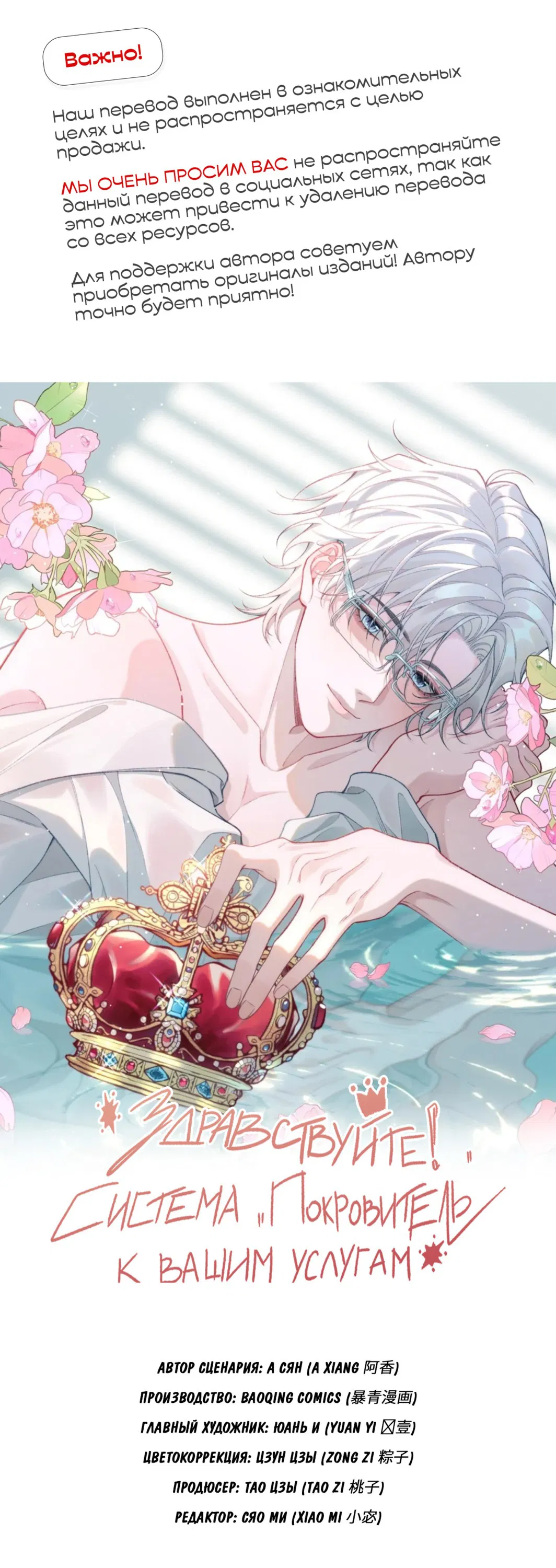 Манга Здравствуйте! Система "Покровитель" к вашим услугам. - Глава 17 Страница 1