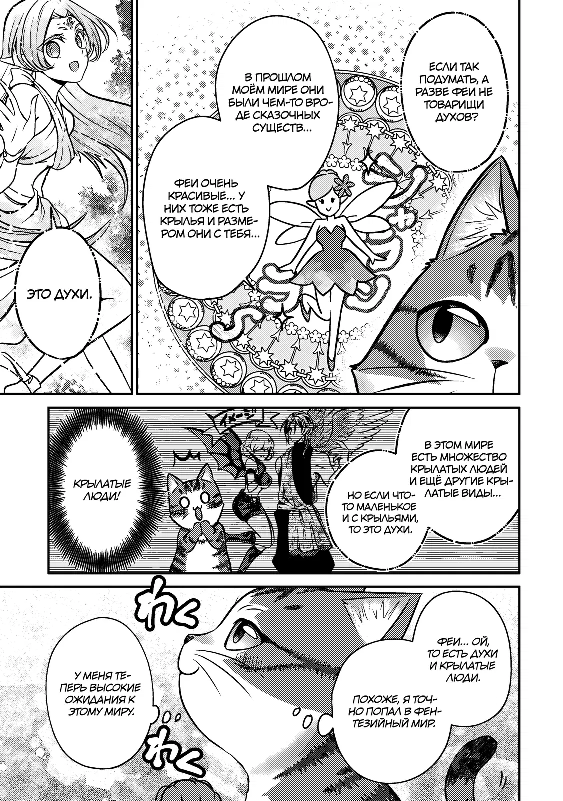 Манга Я переродился котом-волшебником - Глава 1.2 Страница 9