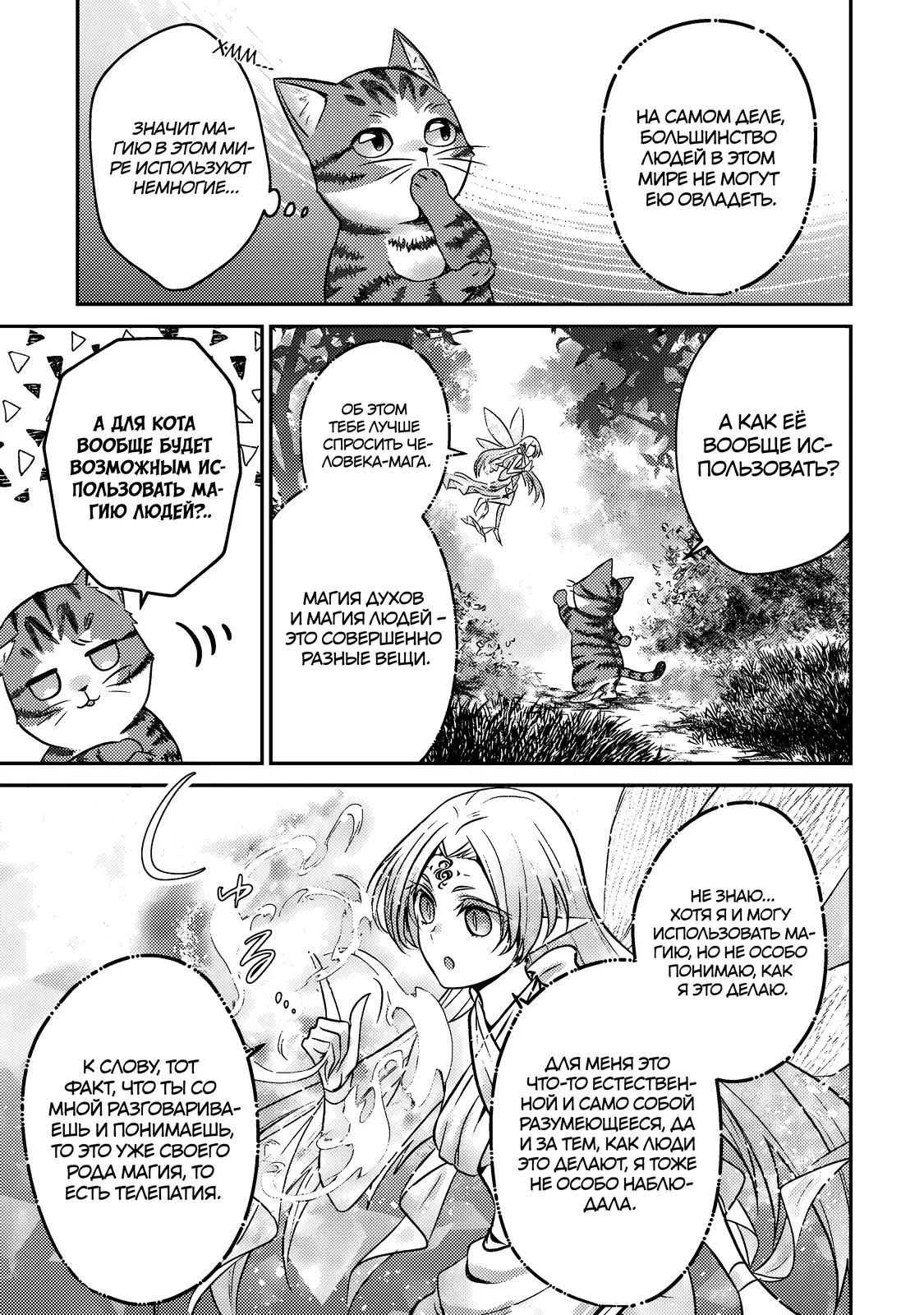 Манга Я переродился котом-волшебником - Глава 1.2 Страница 11