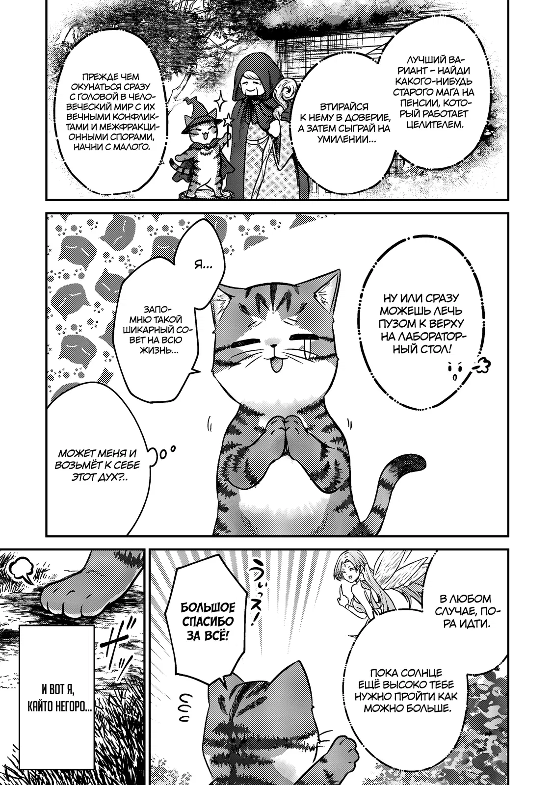 Манга Я переродился котом-волшебником - Глава 1.2 Страница 13